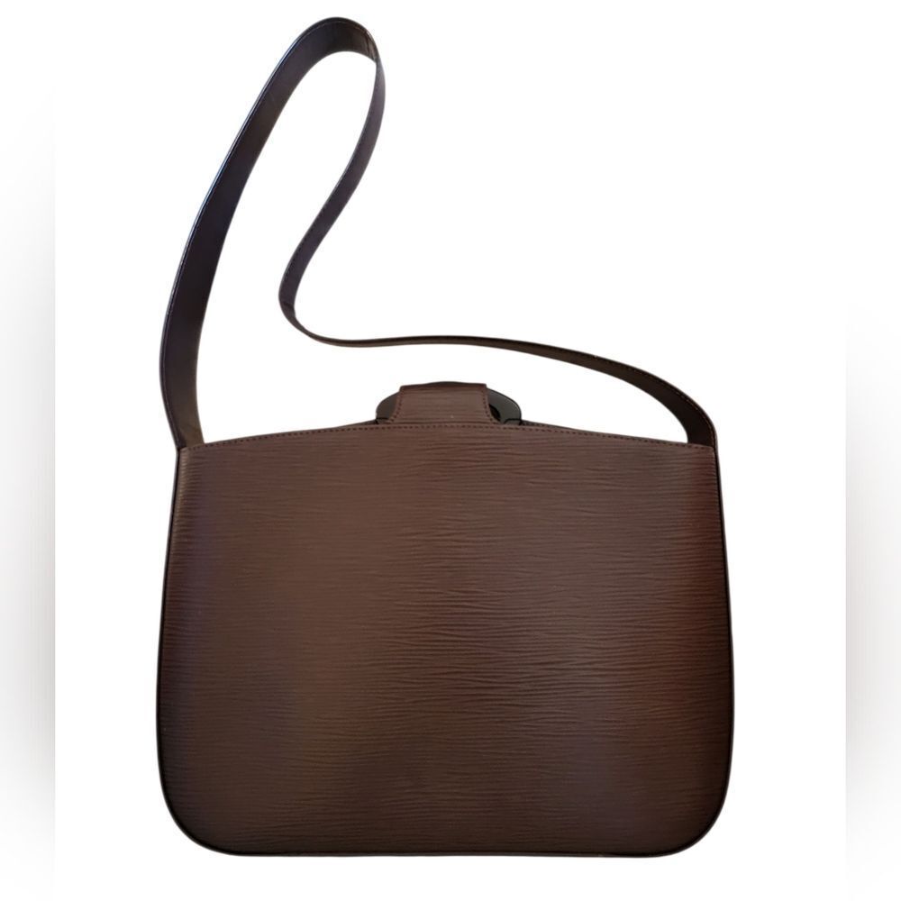 LOUIS VUITTON Epi Brown Leather Reverie Shoulder Bag Handbag - Picture 2 of 16